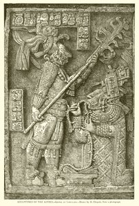 Sculptures of the Aztecs - Lintel at Lorillard
