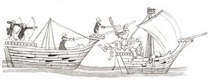 Sea Fight, Early 14th Century, from 