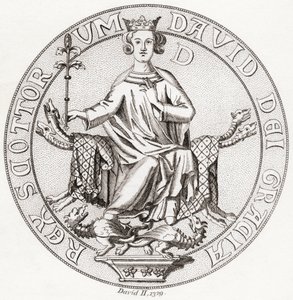Seal of David II by English School