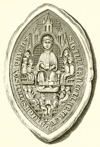 Seal of Oxford University, c. 1300 by English School