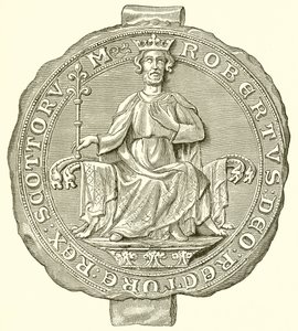 Seal of Robert Bruce, King of Scots by English School