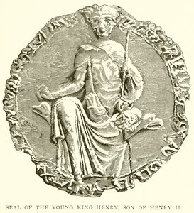 Seal of the Young King Henry, Son of Henry II by English School