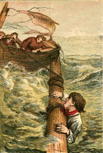 Self devotion of a seaman by English School
