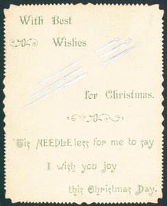 Sewing Needles by English School