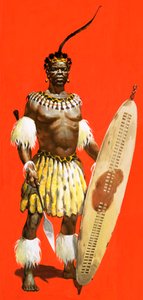 Shaka, the Zulu warrior by English School