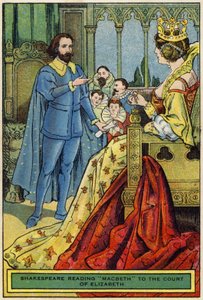 Shakespeare Reading Macbeth to the Court of Elizabeth