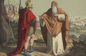 Shemaiah Delivering the Message to Rehoboam by English School