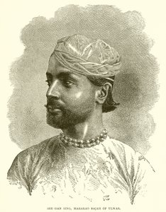 Sheodan Singh, Maharao Rajah of Ulwar by English School