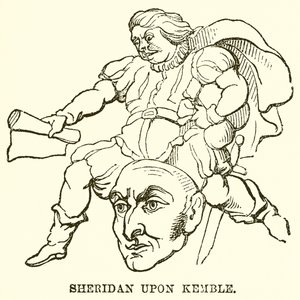 Sheridan upon Kemble by English School