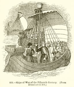 Ships of War of the Fifteenth Century by English School