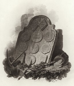 Siege Coins from the English Civil War by English School