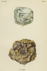 Silicates, topaz by English School