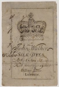 Silk Dyer, John Walker by English School