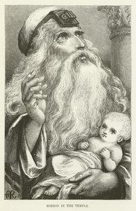 Simeon in the Temple by English School
