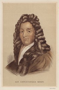 Sir Christopher Wren by English School
