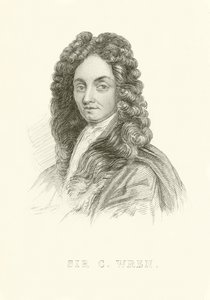 Sir Christopher Wren by English School