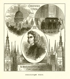 Sir Christopher Wren by English School