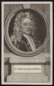 Sir Christopher Wren by English School