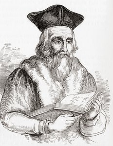 Sir Edward Kelley or Kelly, aka Edward Talbot, from Old England: A Pictorial Museum by English School