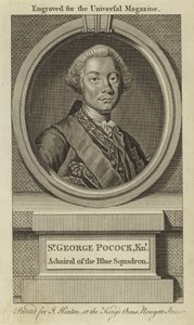 Sir George Pocock, Knight, Admiral of the Blue Squadron by English School
