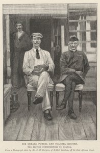 Sir Gerald Portal and Colonel Rhodes, the British Commissioners to Uganda