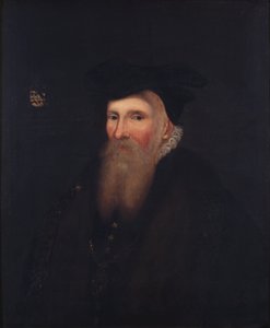 Sir Gilbert Dethick, Garter King of Arms by English School