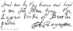 Sir John Harrington by English School