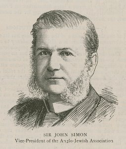 Sir John Simon, Vice-President of the Anglo-Jewish Association by English School