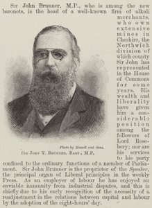 Sir John T Brunner, Baronet, MP by English School