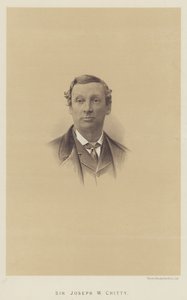 Sir Joseph W Chitty by English School