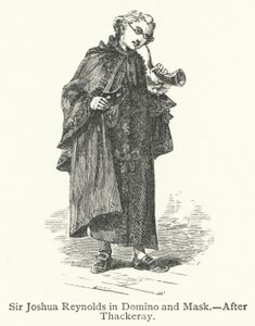 Sir Joshua Reynolds in Domino and Mask