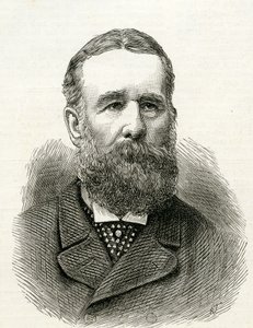 Sir Oswald Walters Brierly from the Illustrated London News by English School
