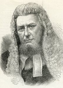 Sir Richard Paul Amphlett from The illustrated London News 7th February, 1874