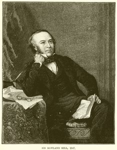 Sir Rowland Hill, 1847 by English School