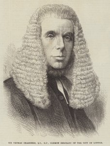 Sir Thomas Chambers, QC, MP, Common Serjeant of the City of London