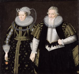 Sir Thomas Mansel and Jane Lady Mansel by English School