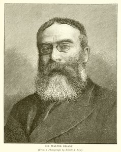 Sir Walter Besant by English School