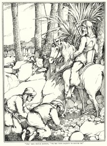 "Sir," said Prince Bahman, "We beg your majesty to excuse us" by English School