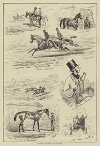 Sketches at the July Meeting by English School