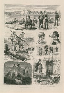 Sketches at the Wimbledon Rifle Meeting by English School