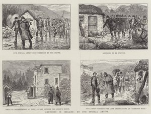Sketches in Ireland by English School