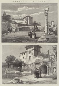 Sketches in Rome by English School