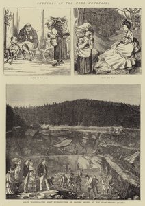 Sketches in the Harz Mountains by English School