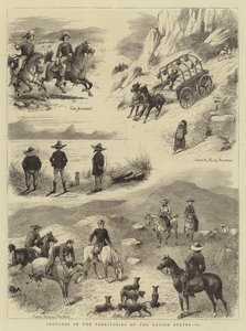 Sketches in the Territories of the United States, II by English School