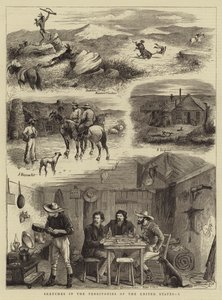 Sketches in the Territories of the United States, I by English School