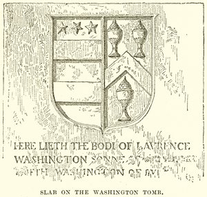 Slab on the Washington Tomb