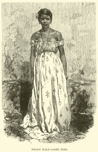 Slave half-caste girl by English School