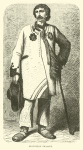 Slavonian peasant by English School