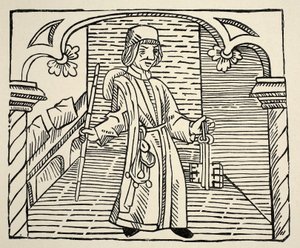 Smith, from Game of Chess by William Caxton, pub. 1480 by English School