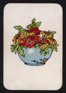 Snap Game Card: Bowl of Flowers by English School